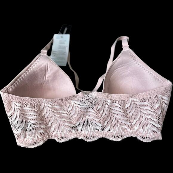Natori Lush Front Close Contour Underwire Pink Bra #728309 Size 34D - Picture 5 of 8